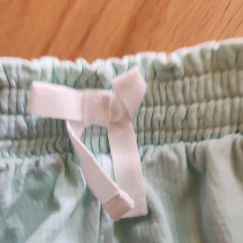 C&C California Kids Matching Set White Top with Light Green Shorts